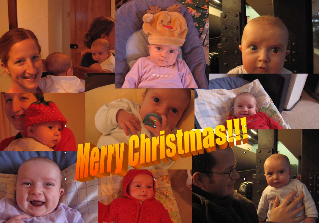 Christmas montage featuring Katie