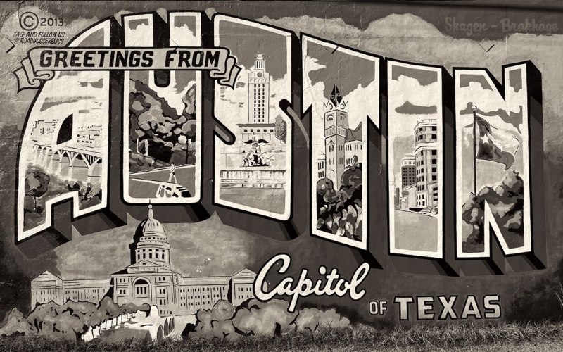 Austin postcard